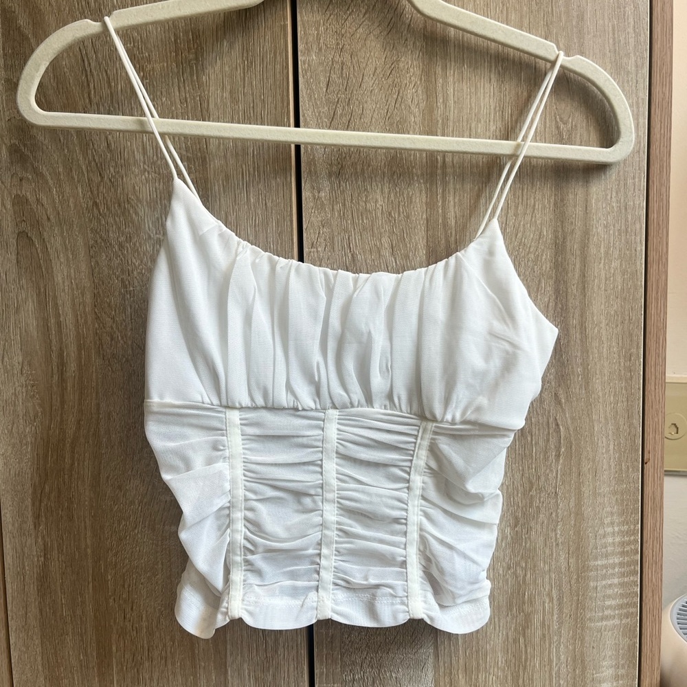 Princess Polly ruched camisole crop top
